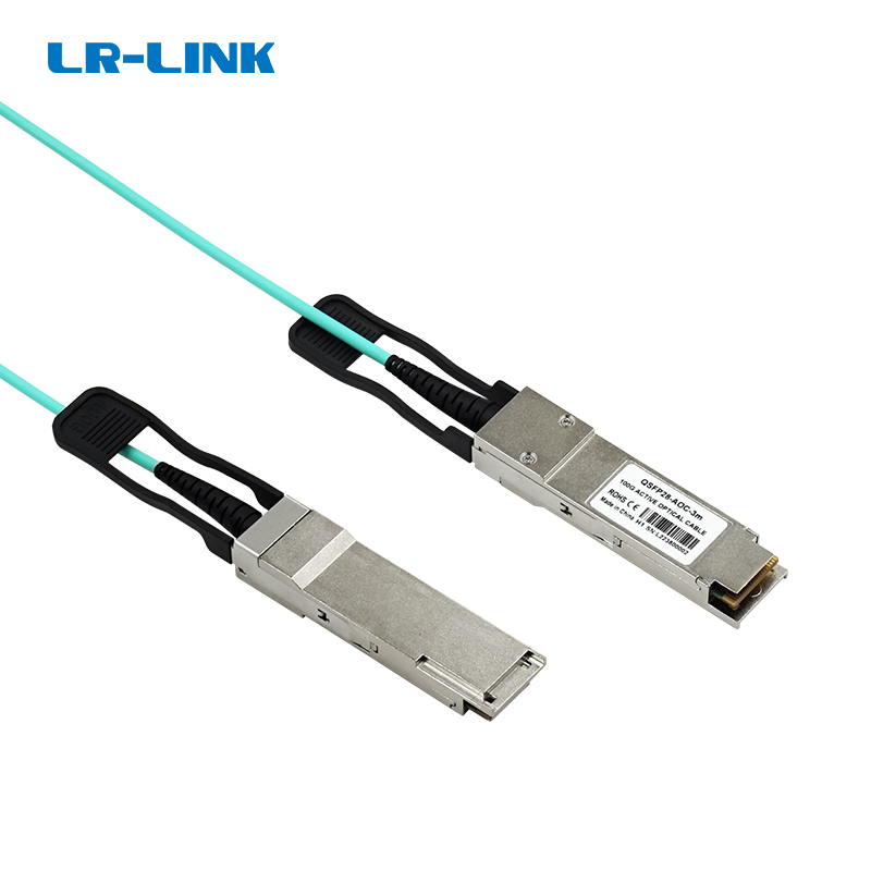 Cable de fibra óptica, Cable de fibra óptica AOC, QSFP28, 100G Ethernet, 802.3bm